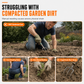 🌱 NEU! 🔋 Kabellose Mini‑Gartenfräse mit 21‑V‑Lithium‑Akku – Handlicher Bodenlockerer & Unkrautentferner – Drahtlos throughs Beet, 235 U/min, Manganstahl‑Zinken – Für Hochbeet, Gemüsegarten & Blumenrabatten ohne Kabelchaos 🪴