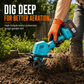 🌱 NEU! 🔋 Kabellose Mini‑Gartenfräse mit 21‑V‑Lithium‑Akku – Handlicher Bodenlockerer & Unkrautentferner – Drahtlos throughs Beet, 235 U/min, Manganstahl‑Zinken – Für Hochbeet, Gemüsegarten & Blumenrabatten ohne Kabelchaos 🪴