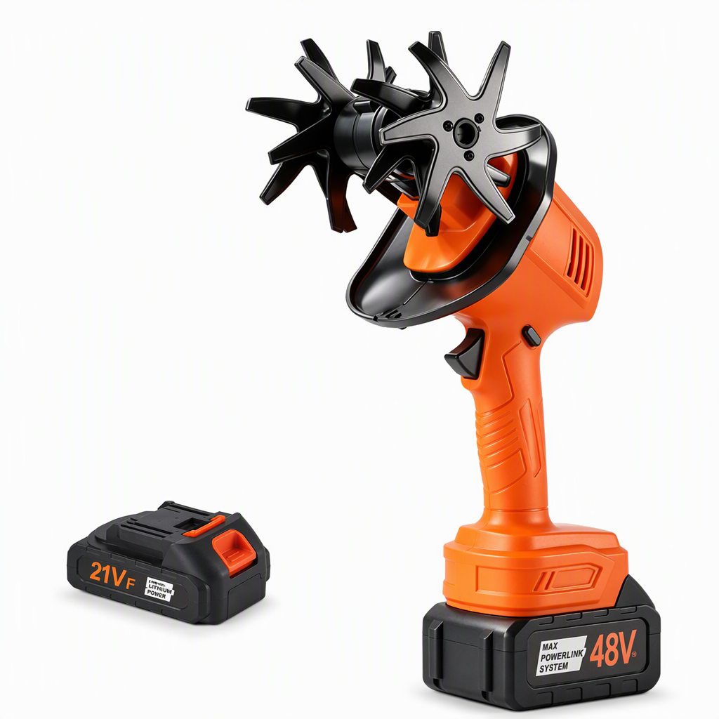 🌱 NEU! 🔋 Kabellose Mini‑Gartenfräse mit 21‑V‑Lithium‑Akku – Handlicher Bodenlockerer & Unkrautentferner – Drahtlos throughs Beet, 235 U/min, Manganstahl‑Zinken – Für Hochbeet, Gemüsegarten & Blumenrabatten ohne Kabelchaos 🪴