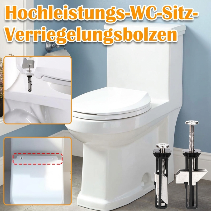 📢📢50% RABATT !!⏰Hochleistungs-Sitzbankschraubensatz für Toilettensitze