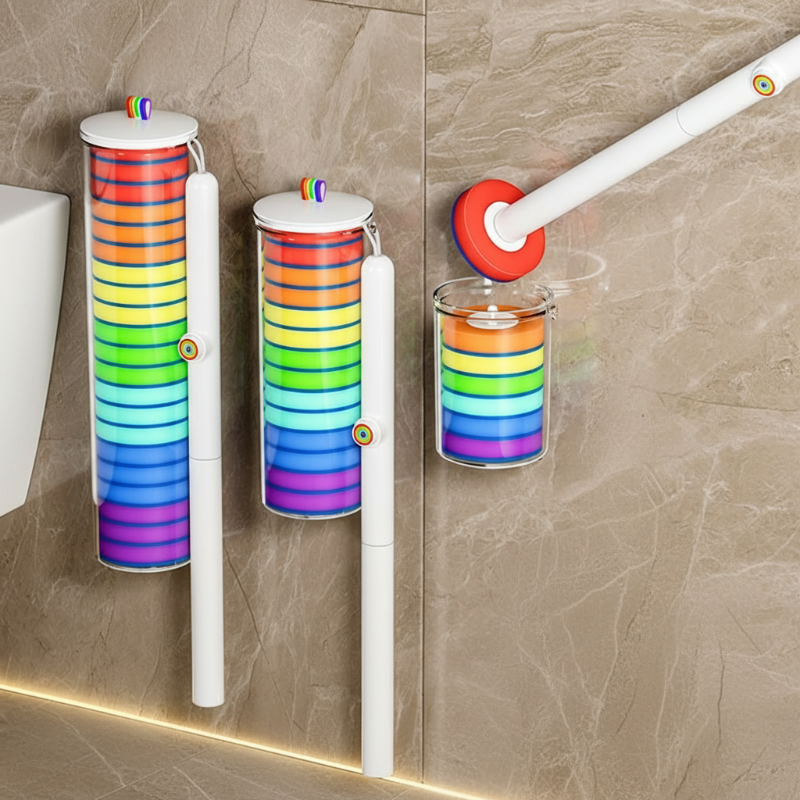 🧽 NEU! 🚽 Einweg‑Toilettenbürsten‑System mit Halterung – Hygienisch, praktisch & sauber – Kein Kontakt mit Schmutz, keine Bakterien – Einfach ausspülen & wegwerfen – Für eine frische Toilette ohne Ekel ✨