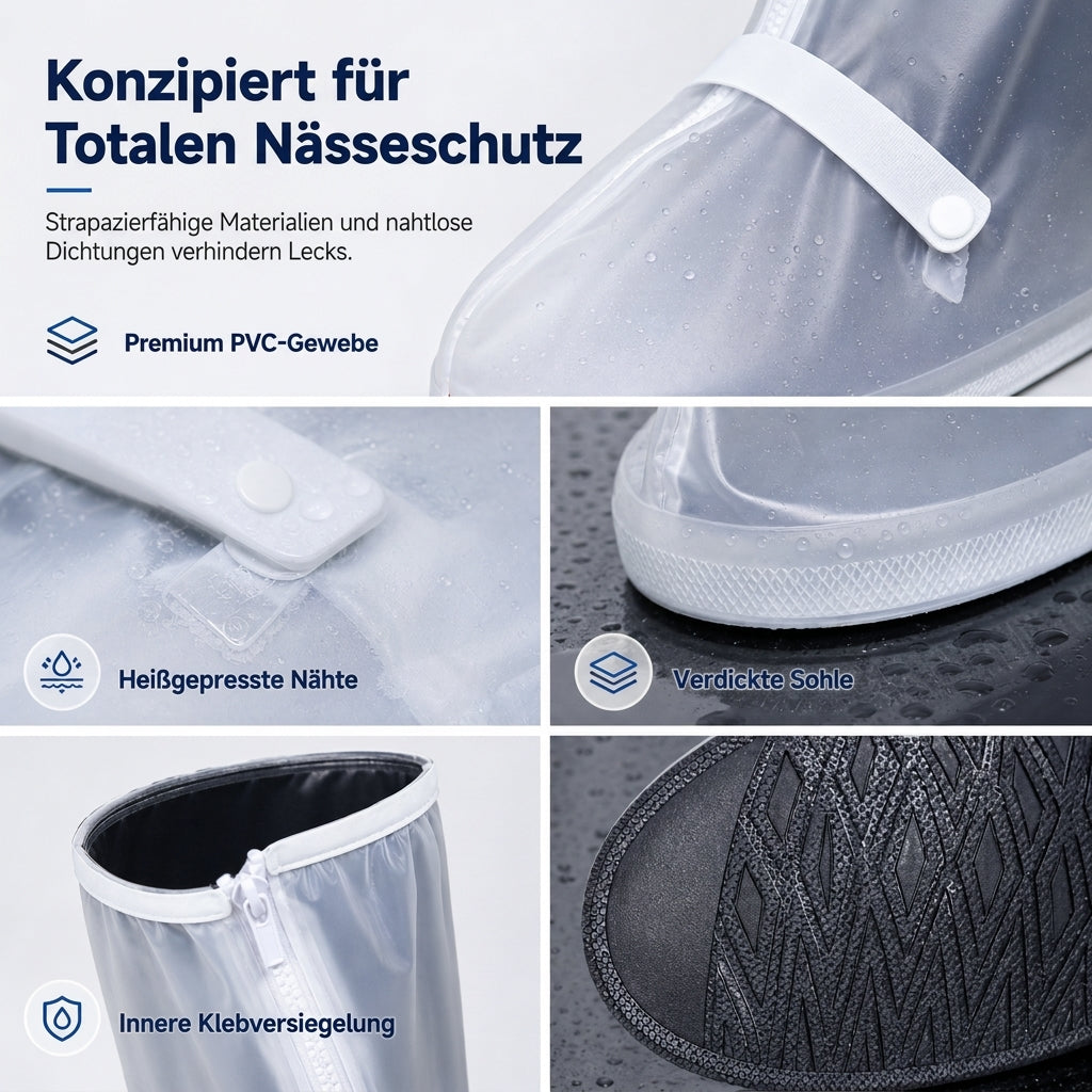 🌧️ 50% RABATT! 👟 Silikon-Überschuhe – Wasserdicht, rutschfest & dehnbar ✨
