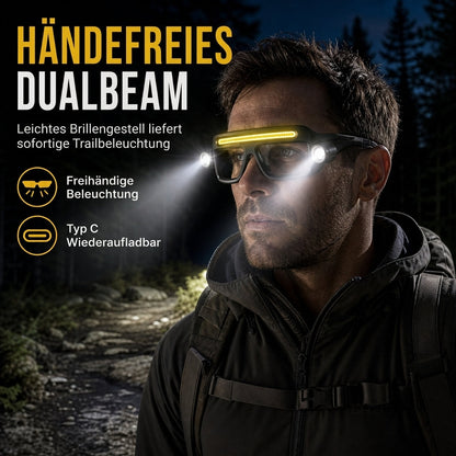 👓 LIMITIERTES ANGEBOT 50% RABATT! 💡 Doppelseitige klippbare Brillenzusatzleuchte – USB-aufladbar, handfrei, spritzwassergeschützt ✨