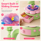 Kids DIY Flower Bouquet Making Kit with Flower Press Machine Arts and Crafts Toy Gift for Girls