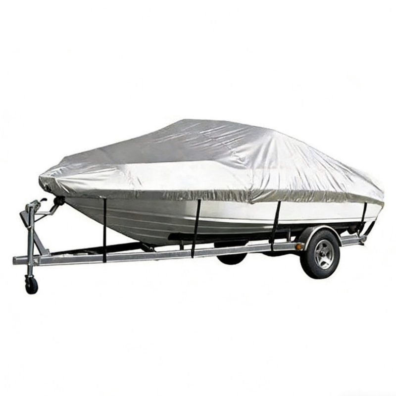 ⛵ Wasserdichte Outdoor-Bootsabdeckung für V-Rumpf-Boote – Schutz vor Regen, UV, Schmutz & Vogelkot – Für Lagerung, Anlegesteg & Straßentransport – Stabiler Sitz dank Spanngurt & Elastic-Hem – Passt sich der V-Rumpf-Form an, damit kein Wasser sackt 🌊