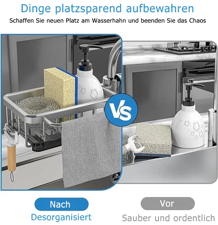 Küchenspülen-Wasserhahn-Organizer