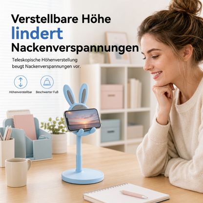 Niedlicher Kaninchen-Desktop-Handyständer