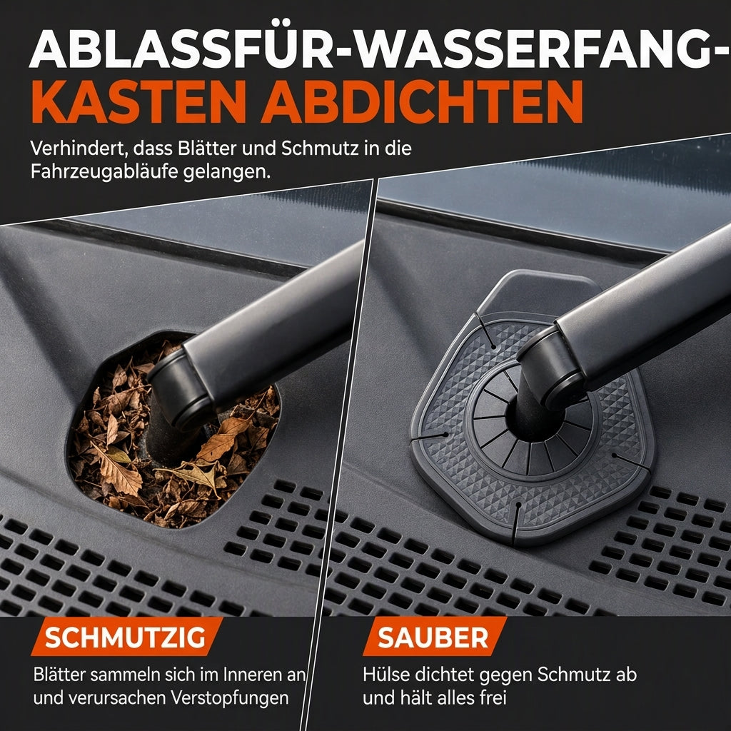 🚗Silikonschutz für Scheibenwischerarmlöcher – verhindert Rost und Geräusche, einfache Montage für alle Fahrzeugmodelle, langlebig und wetterfest