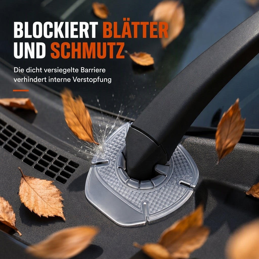 🚗Silikonschutz für Scheibenwischerarmlöcher – verhindert Rost und Geräusche, einfache Montage für alle Fahrzeugmodelle, langlebig und wetterfest