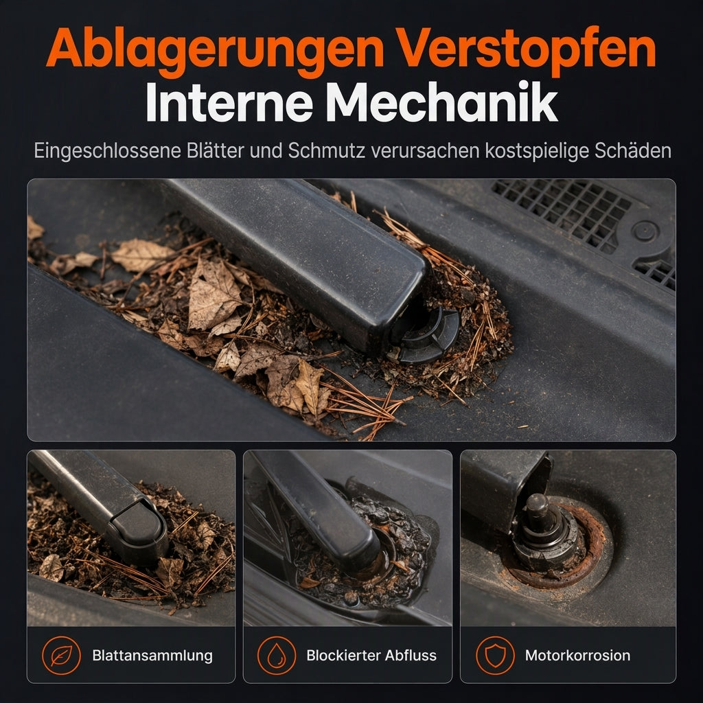 🚗Silikonschutz für Scheibenwischerarmlöcher – verhindert Rost und Geräusche, einfache Montage für alle Fahrzeugmodelle, langlebig und wetterfest
