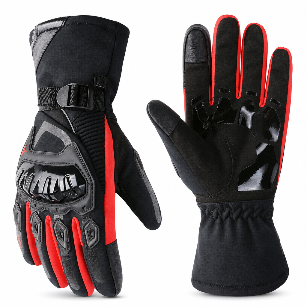 🏍️ 50 % RABATT! 🧤 Wärmende Motorrad-Handschuhe mit Touchscreen, lange Stulpen, verstellbarer Verschluss, M–XXL ✨