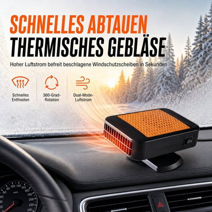 🚗 12V Auto-Enteiser & Entnebelungsventilator – tragbar für Windschutzscheibe & Fahrzeug