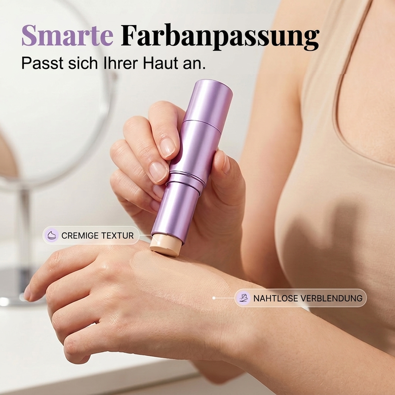🔥Über 50.000 Frauen vertrauen darauf🔥 2-in-1-Foundation-Stick mit Farbwechsel-Effekt