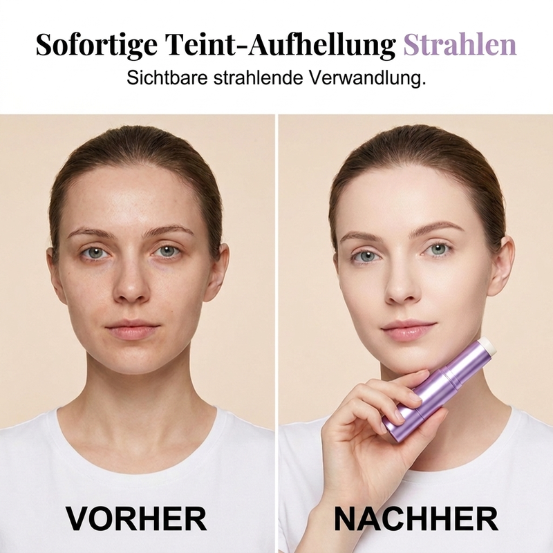 🔥Über 50.000 Frauen vertrauen darauf🔥 2-in-1-Foundation-Stick mit Farbwechsel-Effekt