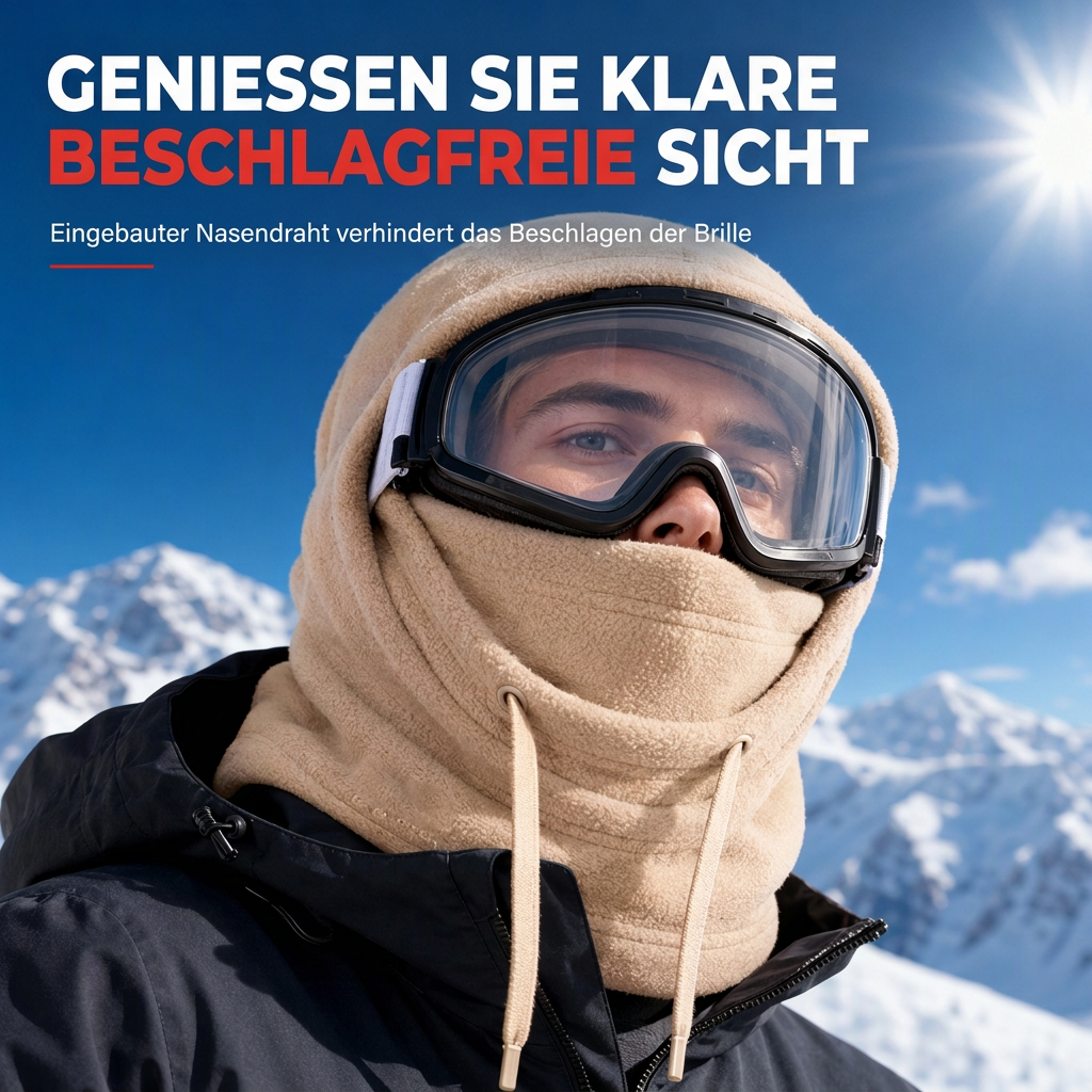 🥳💞 Über 89.000 Stück verkauft!❄️🧣3-in-1 Winter-Balaclava, winddicht, warm, verstellbar🎁