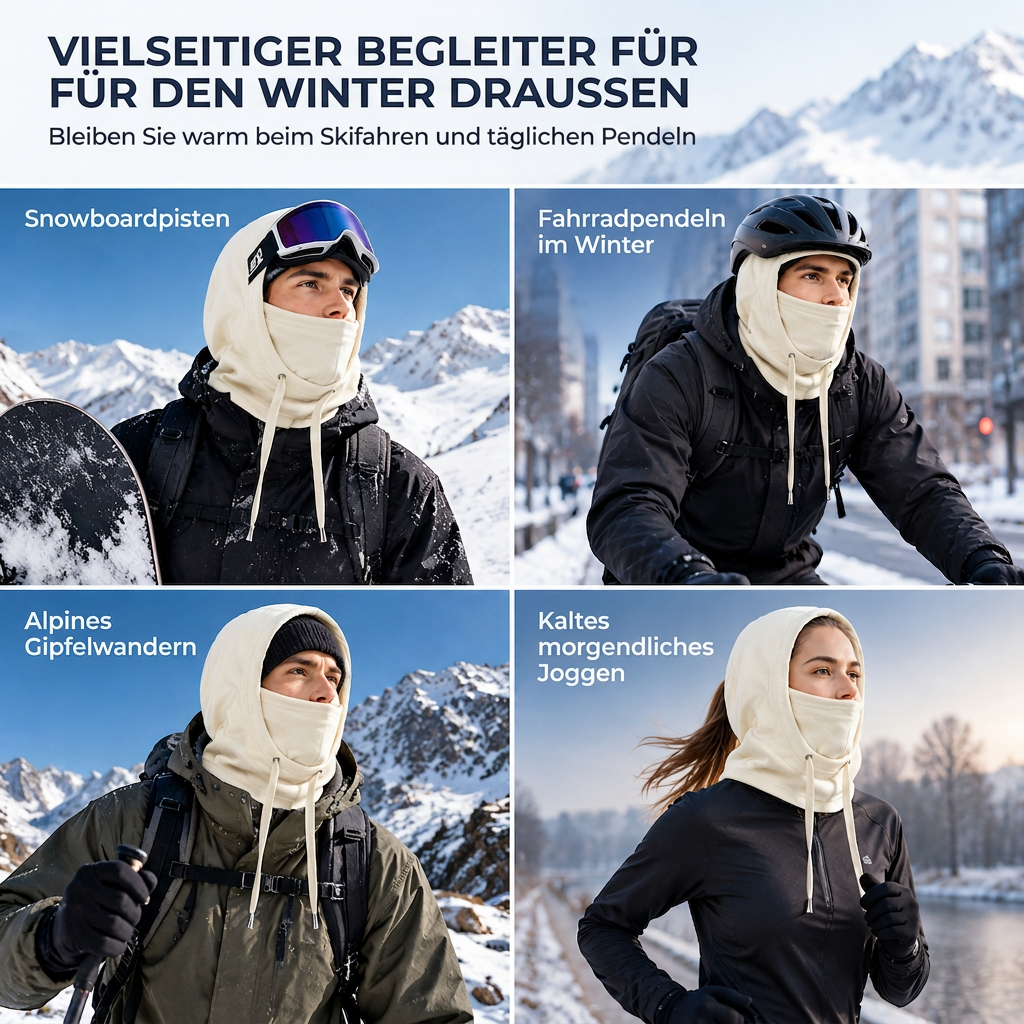 🥳💞 Über 89.000 Stück verkauft!❄️🧣3-in-1 Winter-Balaclava, winddicht, warm, verstellbar🎁