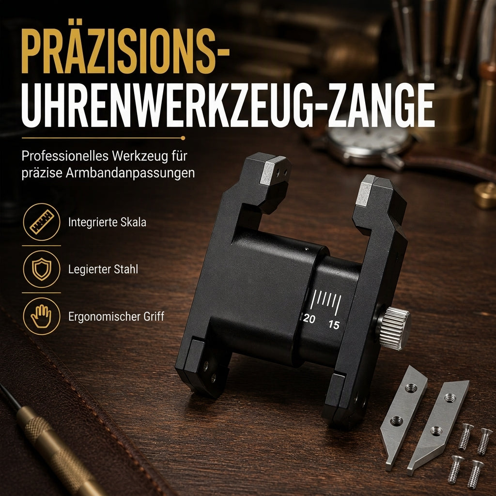 📢📢 50% RABATT !! ⏰ Uhren Reparaturwerkzeug V-förmige Federstangen-Zange und Pinzette Set zum Entfernen des Armbandes