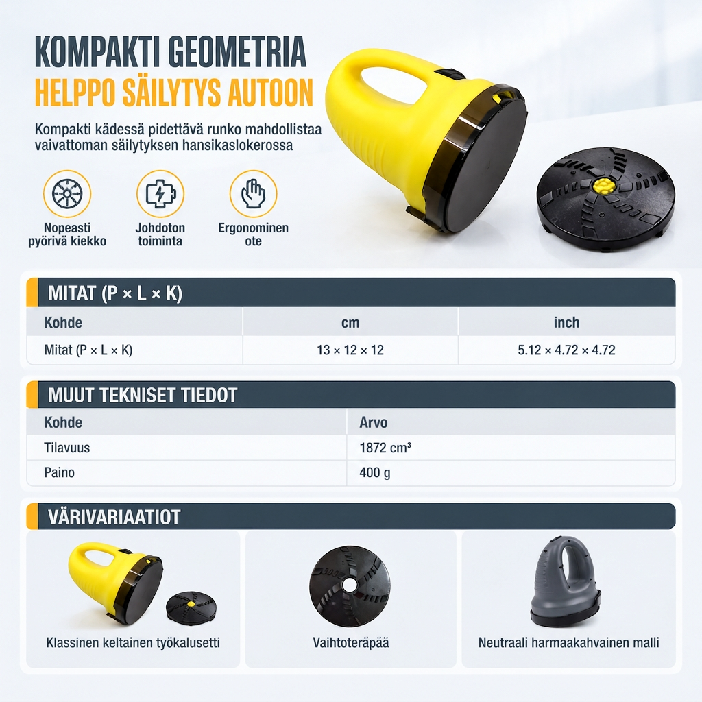 ❄️🚗 Elektrischer Auto-Eiskratzer – 50% RABATT! Motorisierte Rotationsscheibe, robustes ABS, kälteresistenter Akku – Eis mühelos entfernen. 🧊