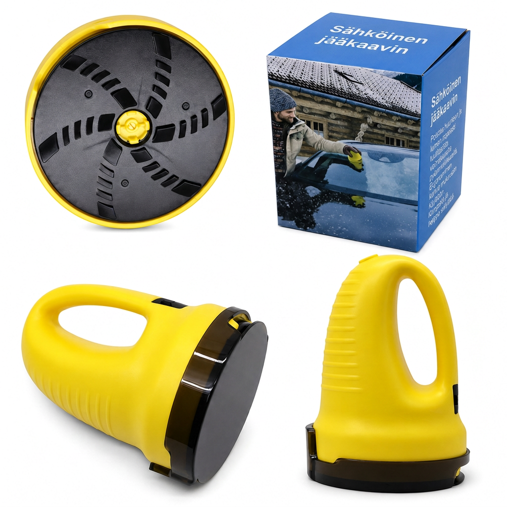 ❄️🚗 Elektrischer Auto-Eiskratzer – 50% RABATT! Motorisierte Rotationsscheibe, robustes ABS, kälteresistenter Akku – Eis mühelos entfernen. 🧊