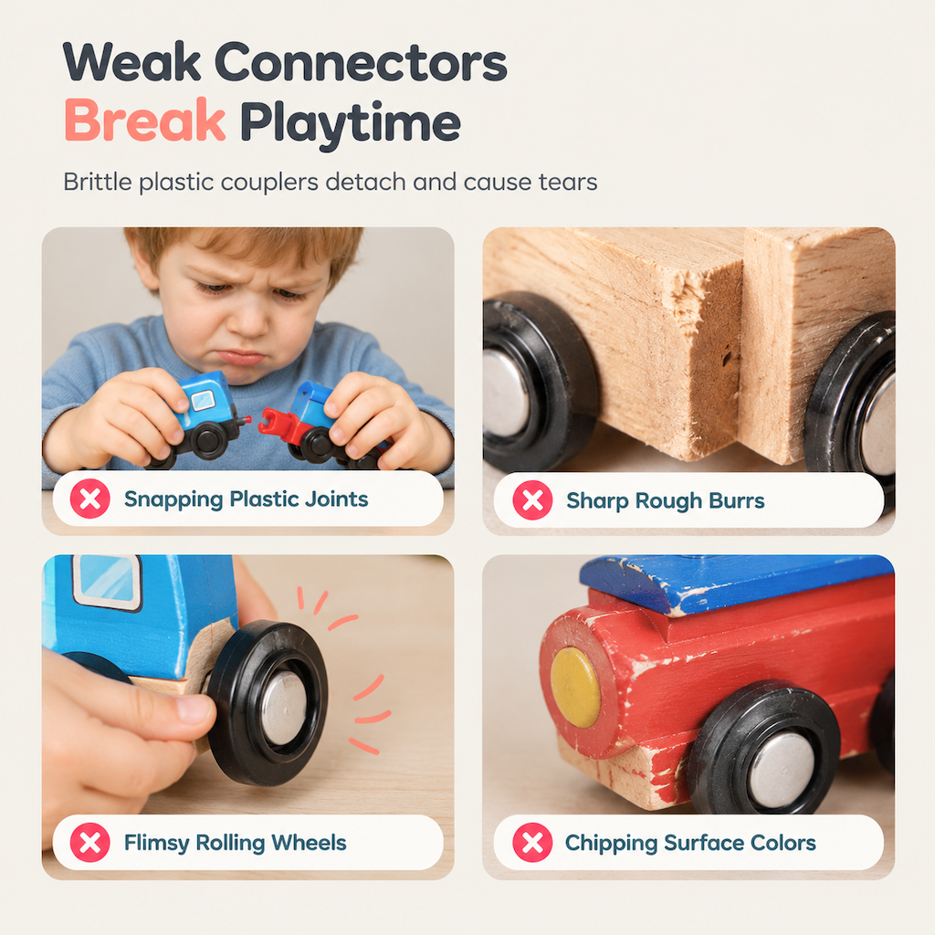 📢📢 50 % Rabatt!! 🚂Magnetischer Zahlenzug aus Holz, Lernspielzeug für Kleinkinder, perfektes Geschenk für Jungen und Mädchen🎁