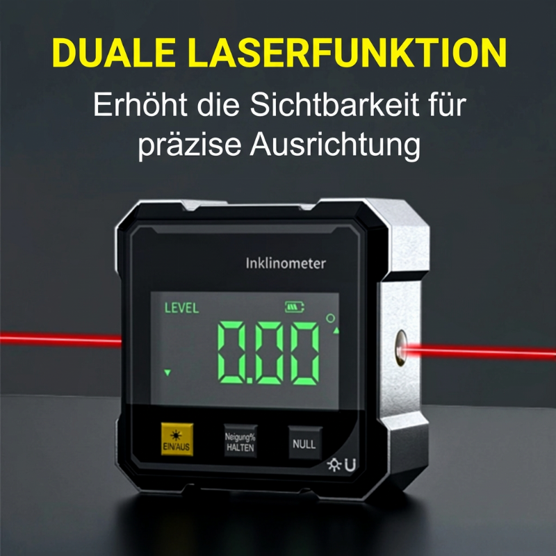 ⏳Begrenzte Zeit 50% Rabatt📐 4-seitige magnetische digitale Winkelmessgerät mit Laser
