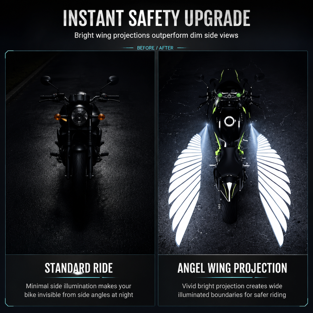 🎄 50% RABATT! 🏍️ LED-Engelsflügel-Projektoren – 2er-Set mit Wow-Effekt ✨