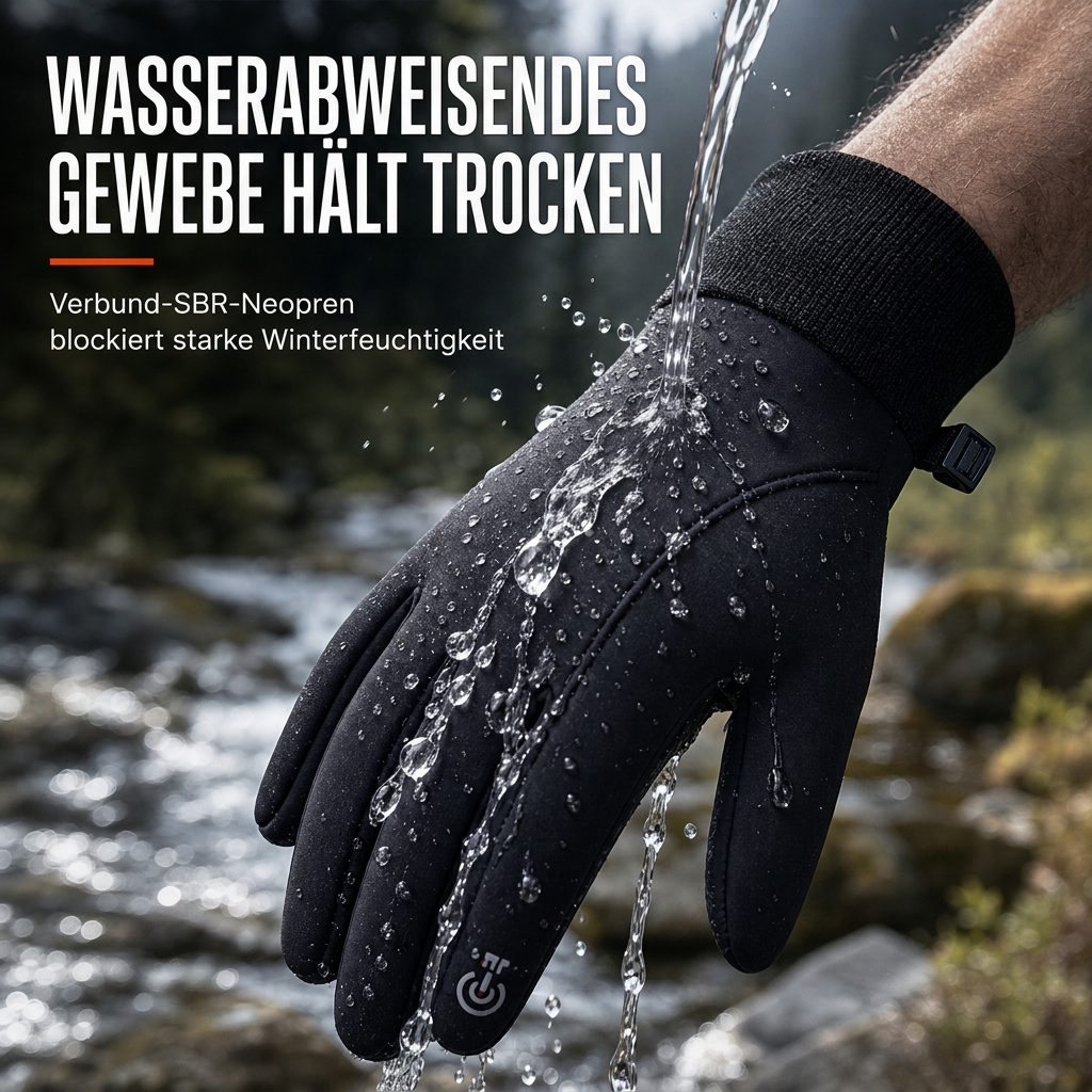 📢📢50% OFF !! ⏰Winter Wasserdichte Fahrradhandschuhe für Herren und Damen