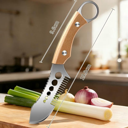 🔪 Multifunktionales Gemüseschneider-Messer – Vielseitig, scharf & effizient für die Küche 🥕✨