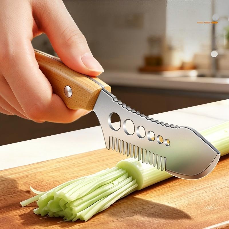 🔪 Multifunktionales Gemüseschneider-Messer – Vielseitig, scharf & effizient für die Küche 🥕✨