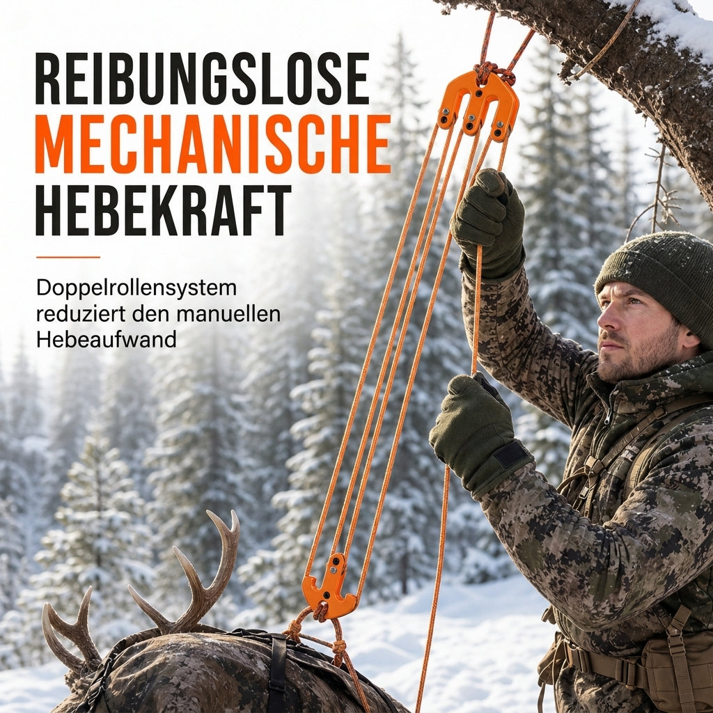 📢📢 50 % Rabatt!! ⏰ Hebesystem für die Jagd – Flaschenzug zum Hochziehen von Ausrüstung