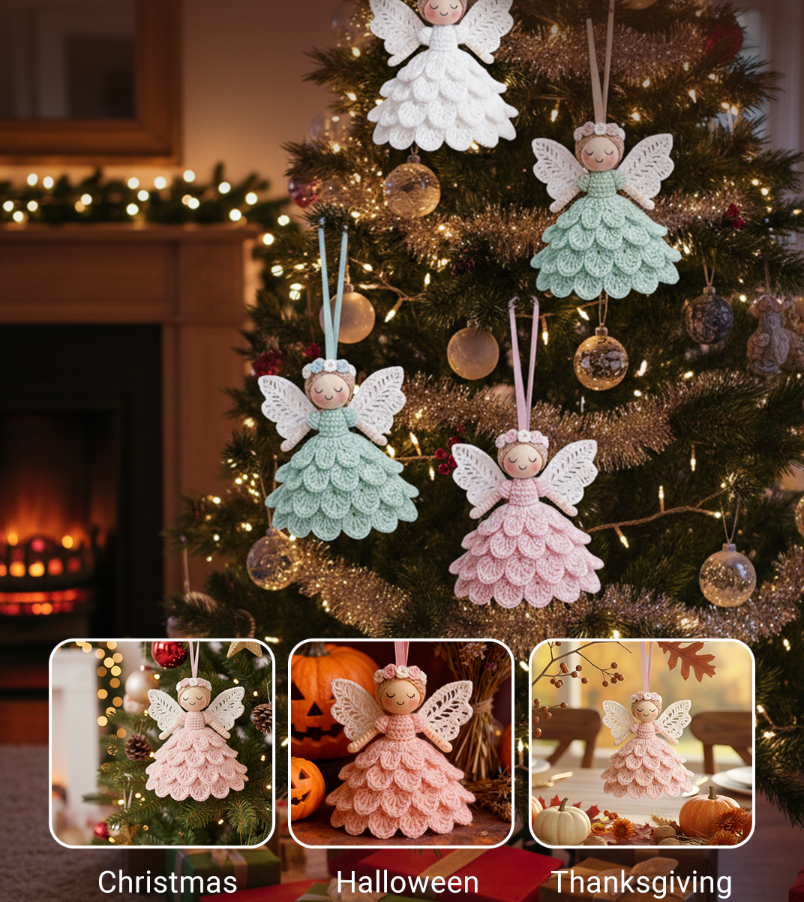 👼 50% RABATT + KAUFE 2 ERHALTE 3! ✨ Häkelset für Engelsfigur - Umfassendes Beginner-Freundliches Kit mit Wolle, Nadeln & Anleitung 🧶✨