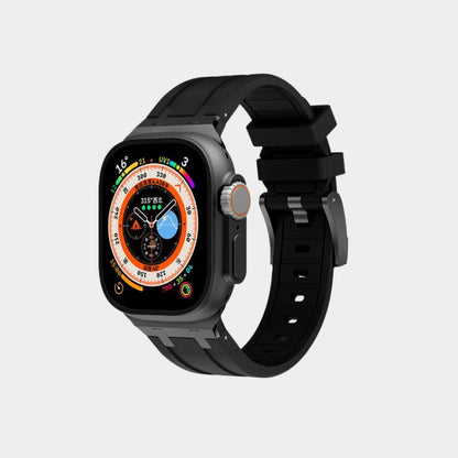 AP Metallkopf-Silikonband für Apple Watch