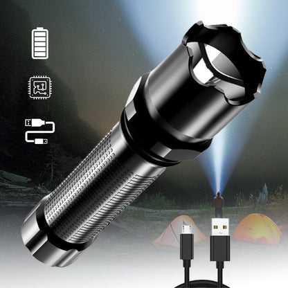 USB wiederaufladbare tragbare Outdoor-Taschenlampe