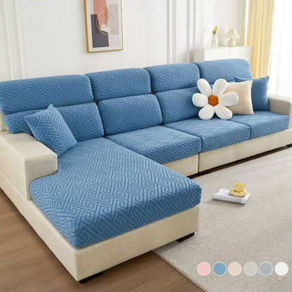 Universeller elastischer Jacquard-Samt-Sofa-Bezug