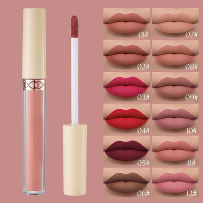 Pousbo® 12 Farben Velvet Matte Liquid Lipstick