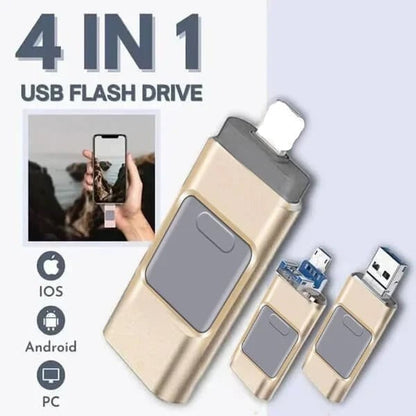 4 in 1 Hochgeschwindigkeits-USB-Multi-Drive-Flash-Laufwerk