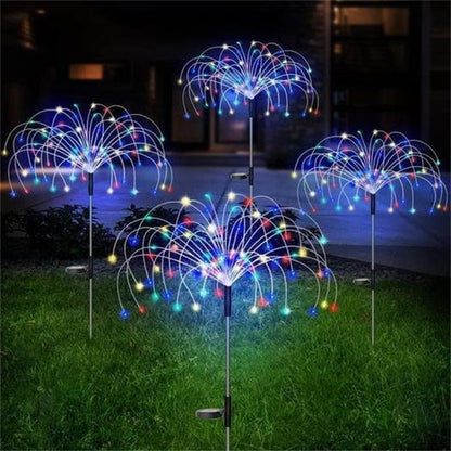 🔥LETZTER TAG 50% RABATT🎁 Wasserdichte Solar-Gartenfeuerwerk-Lampe