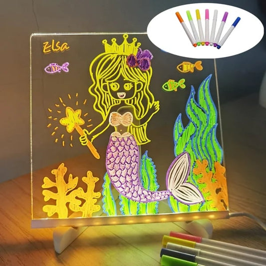 🎅Weihnachtsausverkauf 70% OFF🎨LED Note Board🎁Kaufen Sie 1 und erhalten Sie 7 Farbstifte gratis