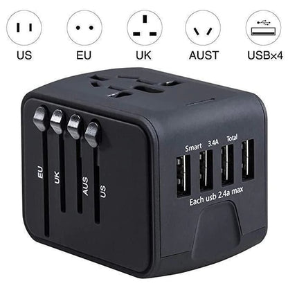 🧳✈Universal 100V-220V Smart Travel Adapter Spannungswandler